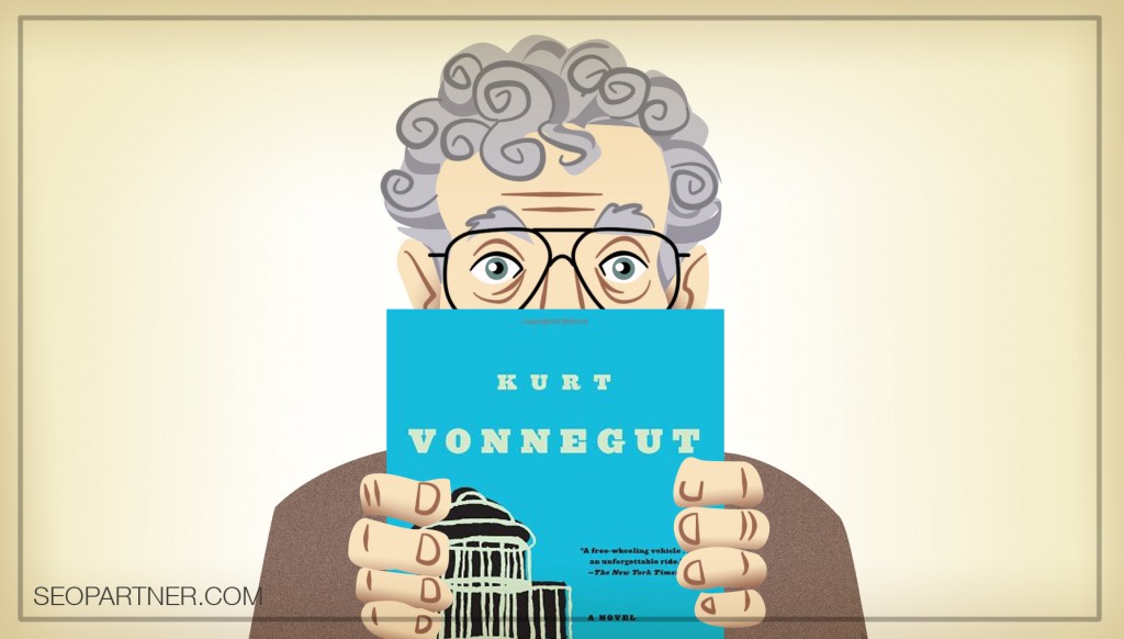Kurt Vonnegut, Jr was known for his works using dark humor and social satire.
