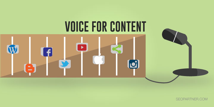 Create voice for your content