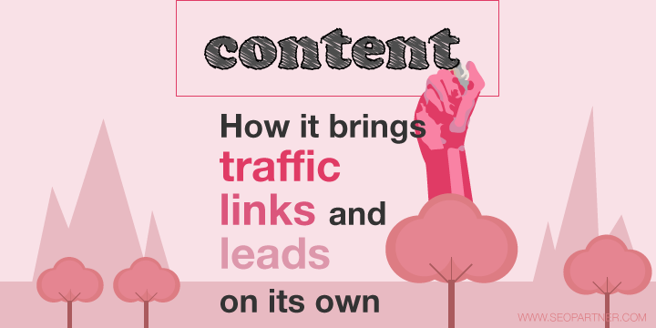 How content brings traffic, links and leads on its own