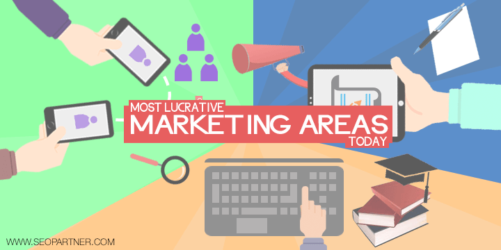 Most lucrative marketing areas today